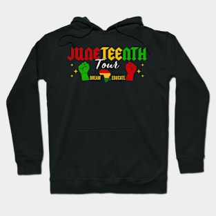 Juneteenth Tour, Black History, Black King Nutrition Facts, Celebrate Juneteenth, Juneteenth Month (2 Sided) Hoodie